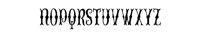 The Arkanes Decorative Base Font LOWERCASE
