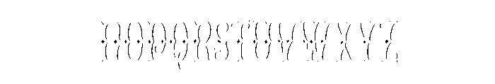 The Arkanes Decorative Elements Font LOWERCASE