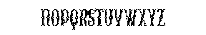 The Arkanes Decorative Regular Font LOWERCASE