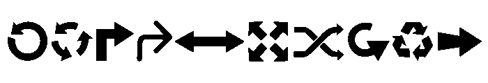 The Arrow Path Font OTHER CHARS