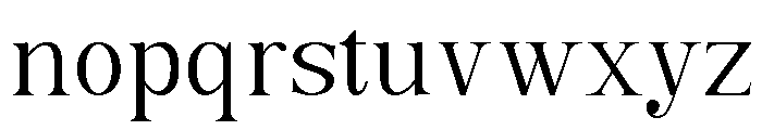 The Aveloria Regular Font LOWERCASE