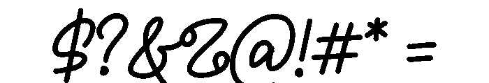 The Baby Font OTHER CHARS