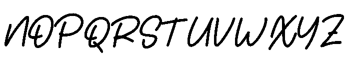 The Baby Font UPPERCASE