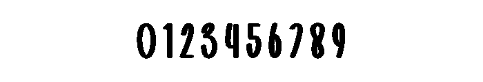 The Baking Font OTHER CHARS