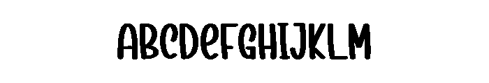 The Baking Font UPPERCASE
