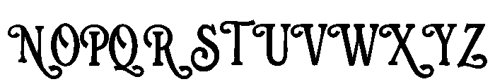 The Balerus Font UPPERCASE
