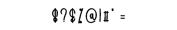 The Beachgoer Font OTHER CHARS