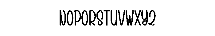 The Beachgoer Font LOWERCASE