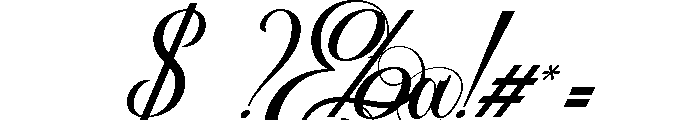 The Beauty Shine Regular Font OTHER CHARS