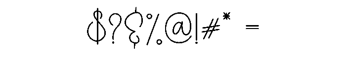 The Belive Font OTHER CHARS