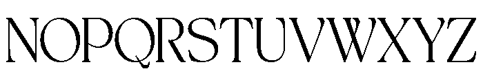 The Bilstein Editorial Regular Font UPPERCASE