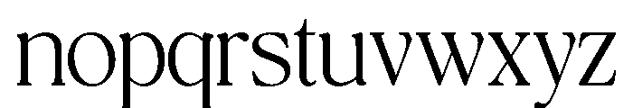 The Bilstein Editorial Regular Font LOWERCASE