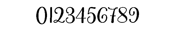 The Bohemian Script Regular Font OTHER CHARS
