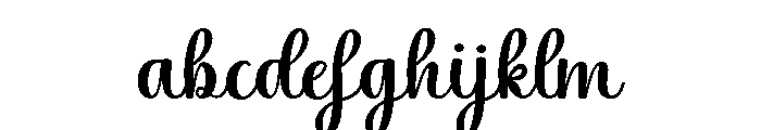 The Bohemian Script Regular FONT