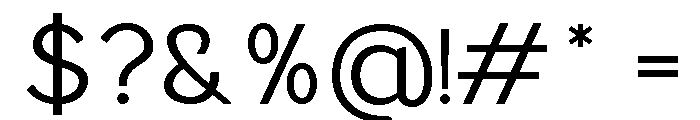 The Braven Regular Font OTHER CHARS