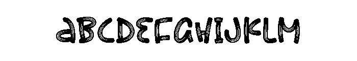The Breaks Heart Font UPPERCASE