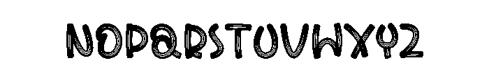 The Breaks Heart Font UPPERCASE