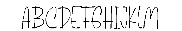The Camellia Font UPPERCASE