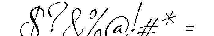 The Candelor Italic Font OTHER CHARS
