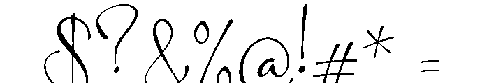 The Candelor Font OTHER CHARS