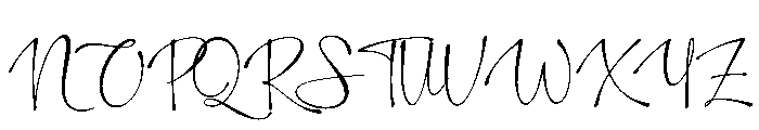 The Candelor Font UPPERCASE