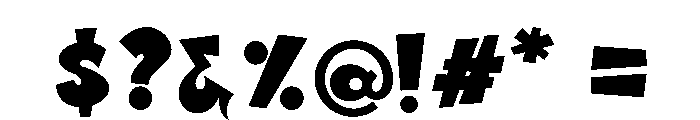 The Chapung Font OTHER CHARS