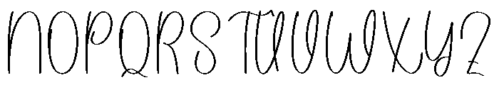 The Chatime Font UPPERCASE