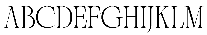 The Choirs Regular Font UPPERCASE