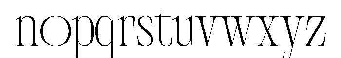 The Choirs Regular Font LOWERCASE