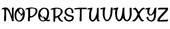 The_Claus Font UPPERCASE