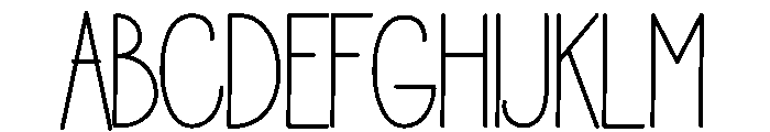 The Coco Font UPPERCASE