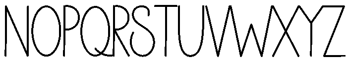 The Coco Font UPPERCASE