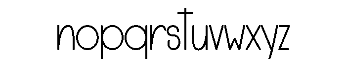 The Coco Font LOWERCASE