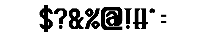 The Cosmic Heart Bold Font OTHER CHARS