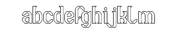 The Cosmic Heart-Hollow FONT