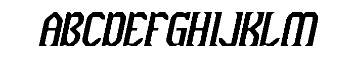 The Cosmic Heart Italic Font UPPERCASE