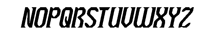 The Cosmic Heart Italic Font UPPERCASE