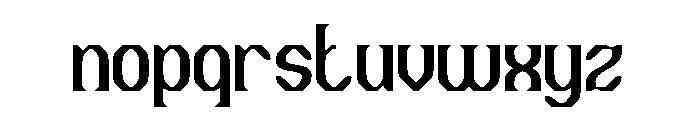 The Cosmic Heart-Light Font LOWERCASE
