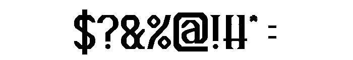 The Cosmic Heart Font OTHER CHARS