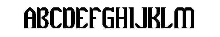 The Cosmic Heart Font UPPERCASE