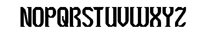 The Cosmic Heart Font UPPERCASE