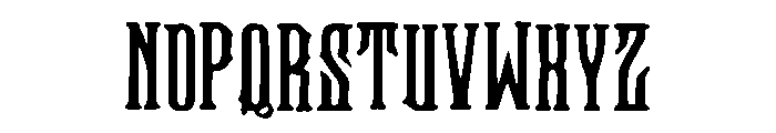 The_Count Font UPPERCASE