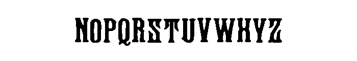 The_Count Font LOWERCASE