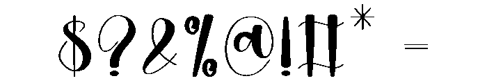 The Cowboy Font OTHER CHARS