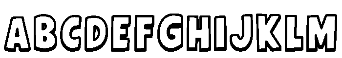 The Craft Bubble Regular Font UPPERCASE