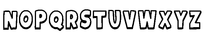 The Craft Bubble Regular Font UPPERCASE