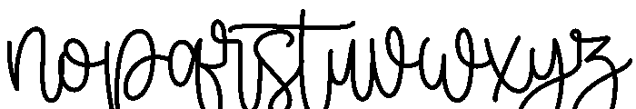 The Crafty Marie Script Font LOWERCASE