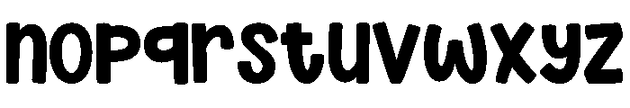 The Crafty Marie Font LOWERCASE