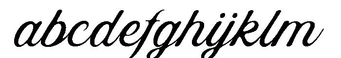 The Cresilla Paramount Script R FONT
