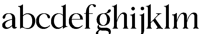The Cresilla Paramount Serif Rg FONT